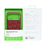 Rixus Alpine Ultra-Slim Case met MagSafe – iPhone 17 Pro Cherry Red - Back cover