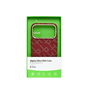 Rixus Alpine Ultra-Slim Case met MagSafe – iPhone 17 Pro Cherry Red - Back cover