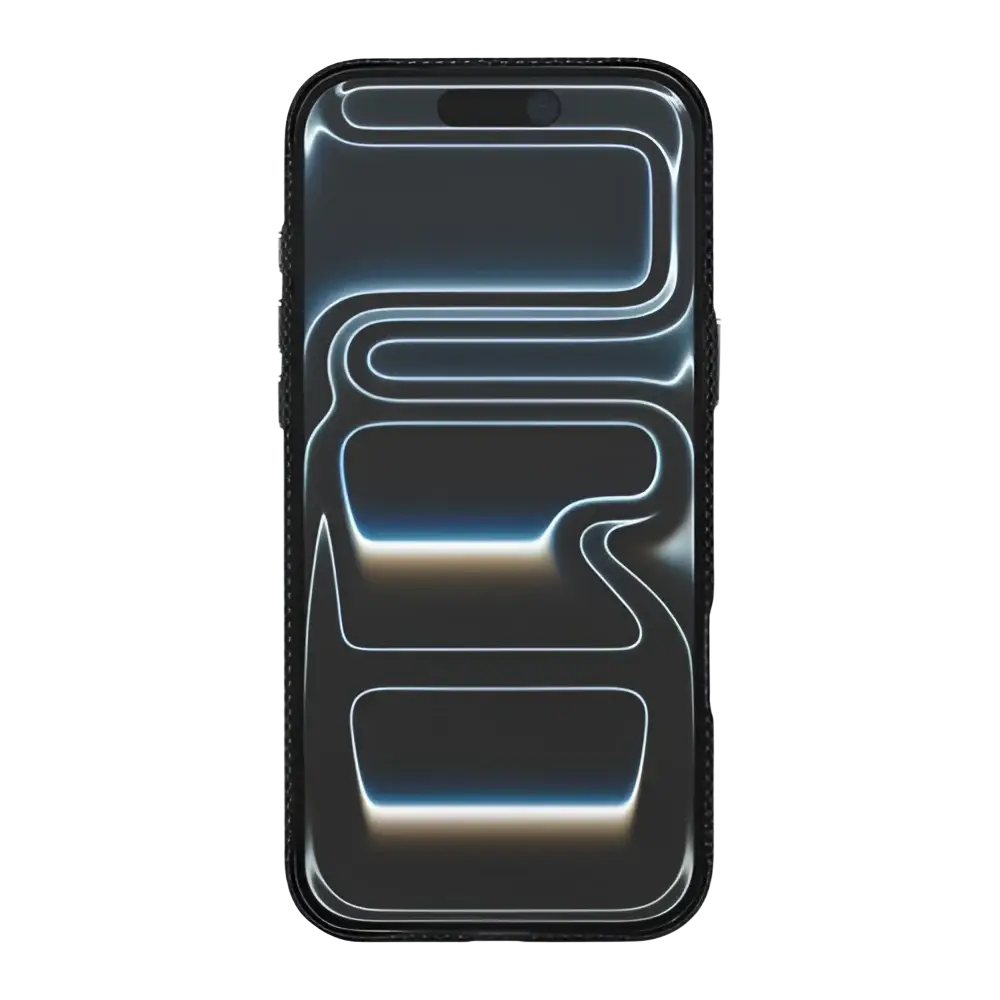Rixus Alpine Ultra-Slim Case met MagSafe – iPhone 17 Pro Galaxy Black - Back cover