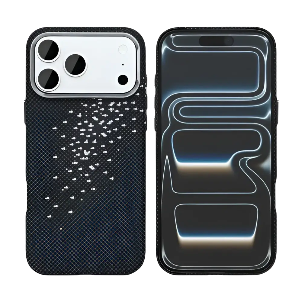 Rixus Alpine Ultra-Slim Case met MagSafe – iPhone 17 Pro Galaxy Black - Back cover
