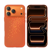 Rixus Alpine Ultra-Slim Case met MagSafe – iPhone 17 Pro Galaxy Orange - Back cover