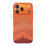 Rixus Alpine Ultra-Slim Case met MagSafe – iPhone 17 Pro Mountain Black - Back cover