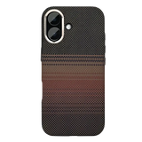 Rixus Alpine Ultra-Slim Case met MagSafe – iPhone 17 Stripe Brown - Back cover / hardcase