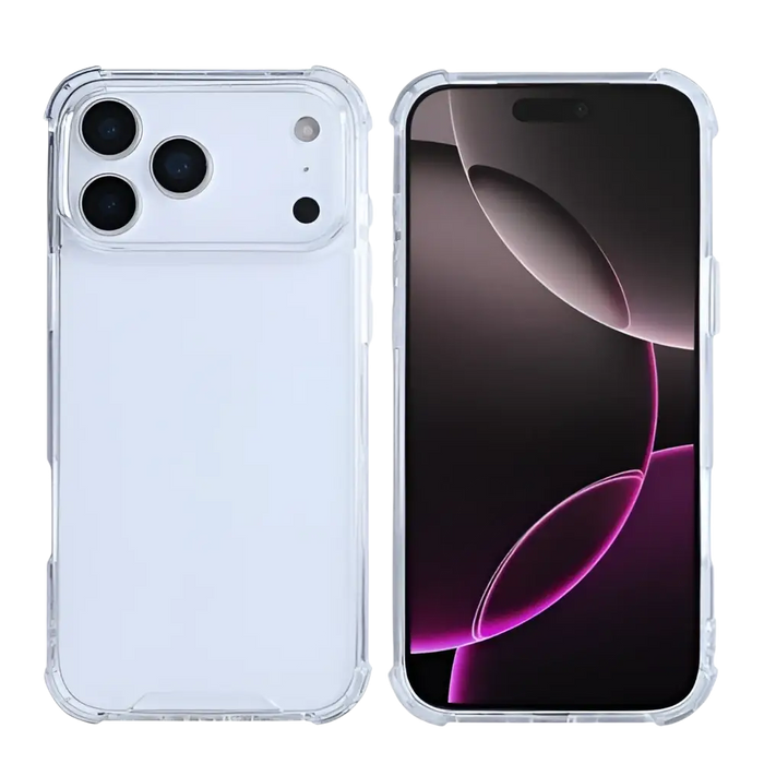 Rixus Anti-Burst Case – iPhone 17 Pro – Transparant