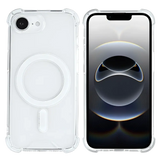 Rixus Anti-Burst Case met MagSafe – iPhone 16e / 17e Transparant - Back cover / softcase