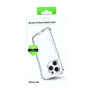 Rixus Armor-X Anti Shock Case – iPhone 16e / 17e Transparant - Back cover / hybride
