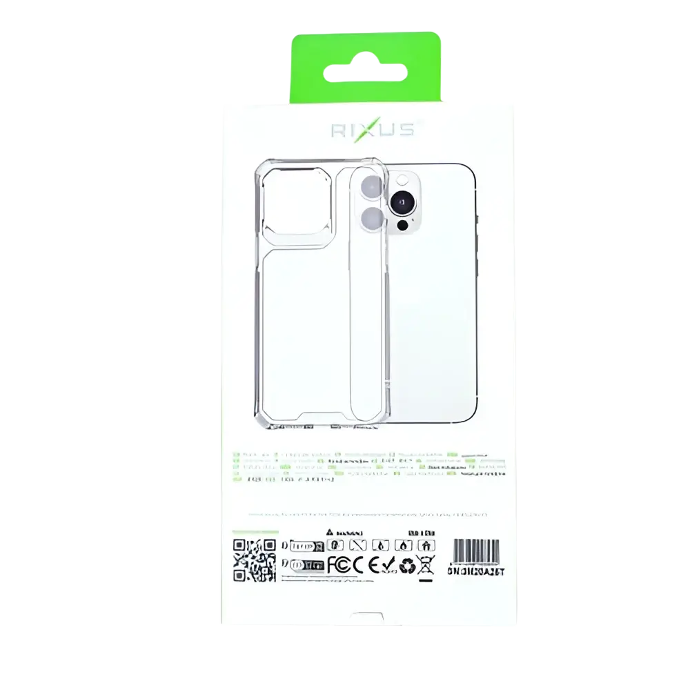 Rixus Armor-X Anti Shock Case – iPhone 16e / 17e Transparant - Back cover / hybride