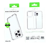 Rixus Armor-X Anti Shock Case – iPhone 16e / 17e Transparant - Back cover / hybride