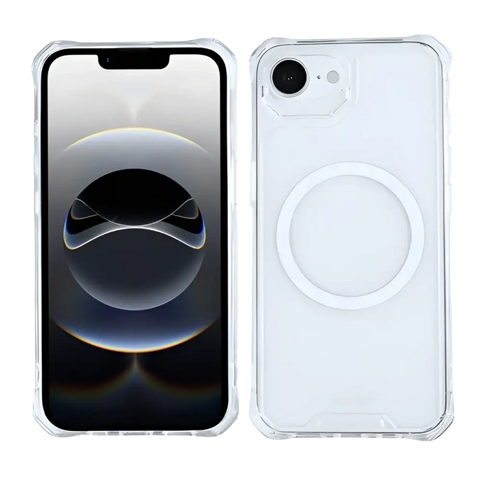 Rixus Armor-X Anti Shock Case met MagSafe – iPhone 16e / 17e – Transparant