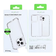 Rixus Armor-X Anti Shock Case met MagSafe – iPhone 17 Pro Transparant - Back cover
