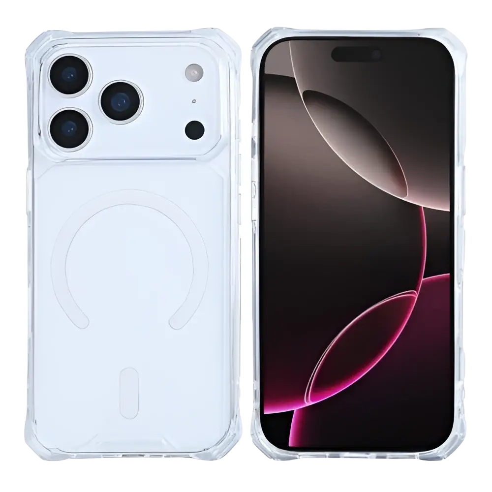 Rixus Armor-X Anti Shock Case met MagSafe – iPhone 17 Pro Transparant - Back cover