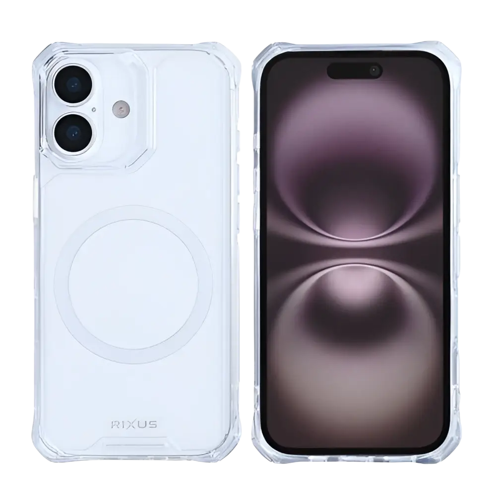 Rixus Armor-X Anti Shock Case met MagSafe – iPhone 17 Transparant - Back cover / hybride