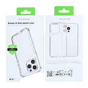 Rixus Armor-X Anti Shock Case met MagSafe – iPhone 17 Transparant - Back cover / hybride