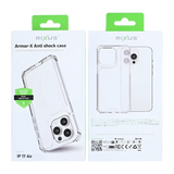 Rixus Armor-X Anti Shock Case met MagSafe – iPhone Air Transparant - Back cover / hybride