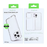 Rixus Armor-X Anti Shock Case met MagSafe – iPhone Air Transparant - Back cover / hybride