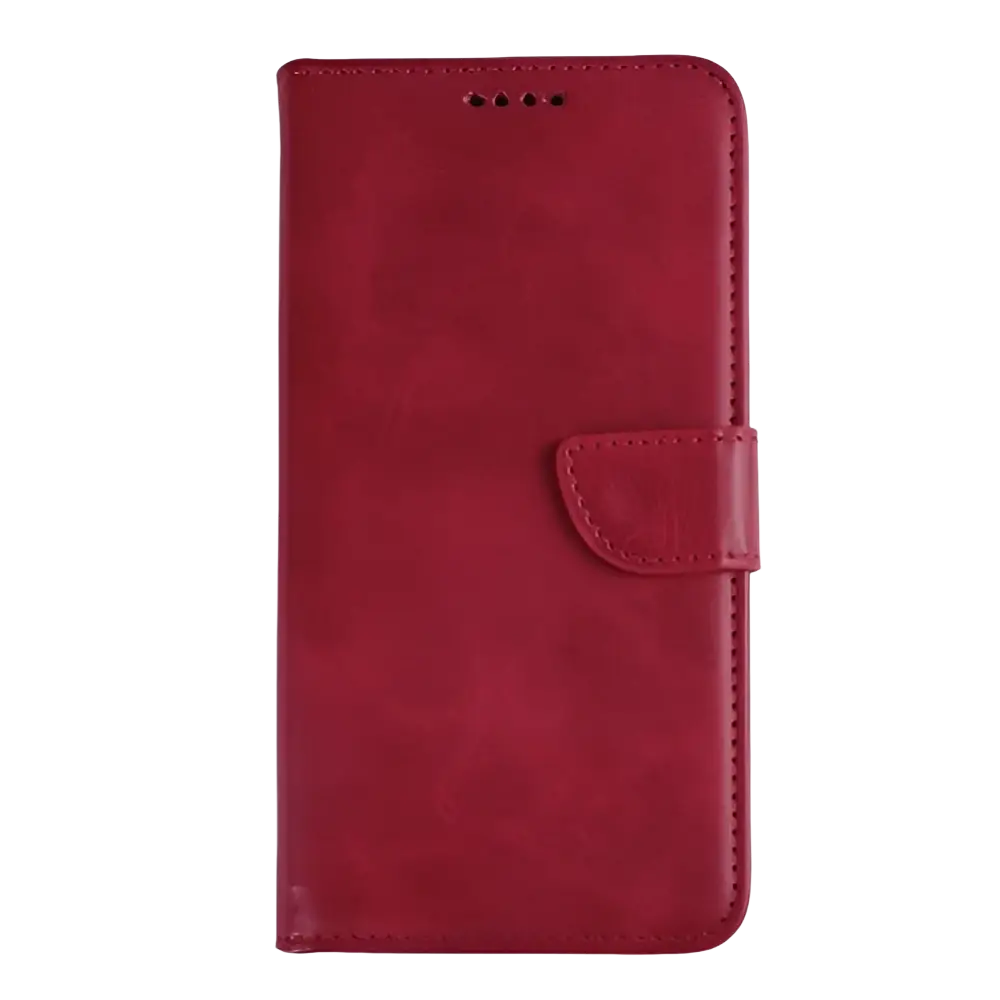 Rixus Bookcase – iPhone 16e / 17e Donkerrood - Book case / wallet