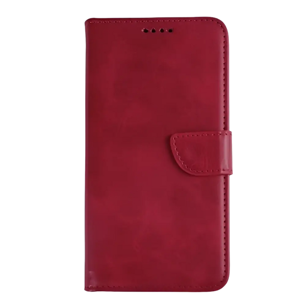 Rixus Bookcase – iPhone 16e / 17e Donkerrood - Book case / wallet