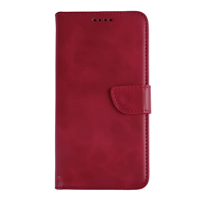 Rixus Bookcase – iPhone 16e / 17e – Donkerrood