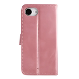 Rixus Bookcase – iPhone 16e / 17e Roze - Book case / wallet