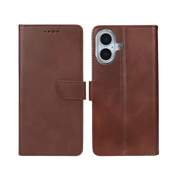 Rixus Bookcase – iPhone 17 Bruin - Book case / wallet