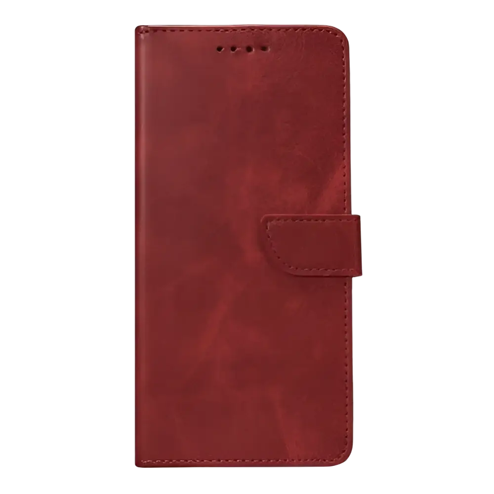 Rixus Bookcase – iPhone 17 Donkerrood - Book case / wallet