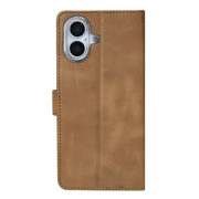 Rixus Bookcase – iPhone 17 Lichtbruin - Book case / wallet