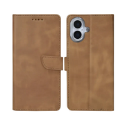 Rixus Bookcase – iPhone 17 Lichtbruin - Book case / wallet