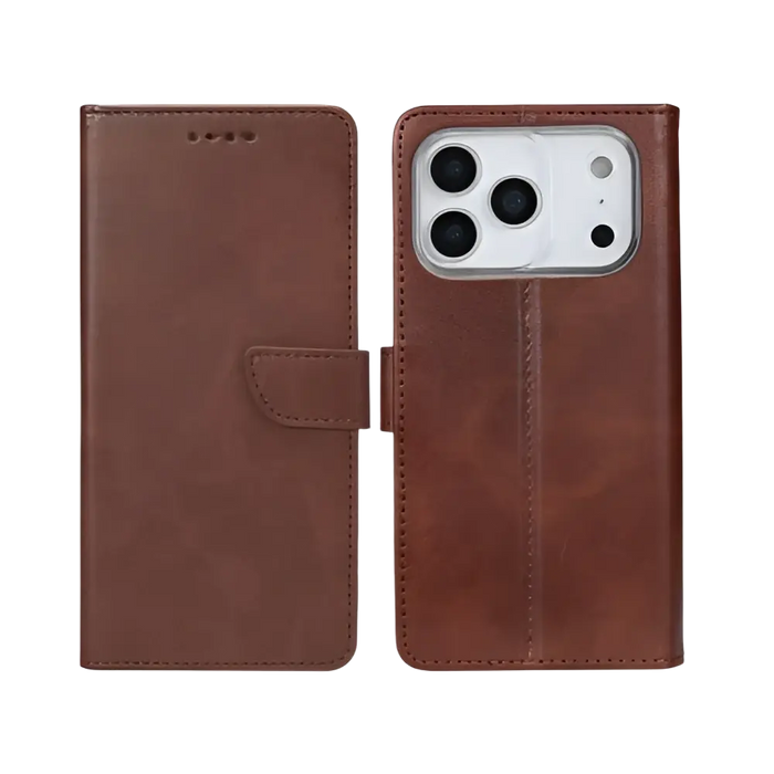 Rixus Bookcase – iPhone 17 Pro – Bruin