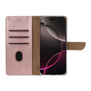 Rixus Bookcase – iPhone 17 Pro Roze - Book case