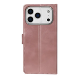 Rixus Bookcase – iPhone 17 Pro Roze - Book case