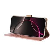 Rixus Bookcase – iPhone 17 Pro Roze - Book case
