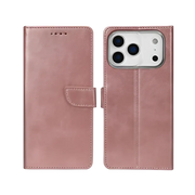 Rixus Bookcase – iPhone 17 Pro Roze - Book case