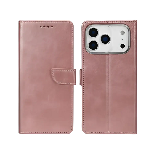 Rixus Bookcase – iPhone 17 Pro – Roze