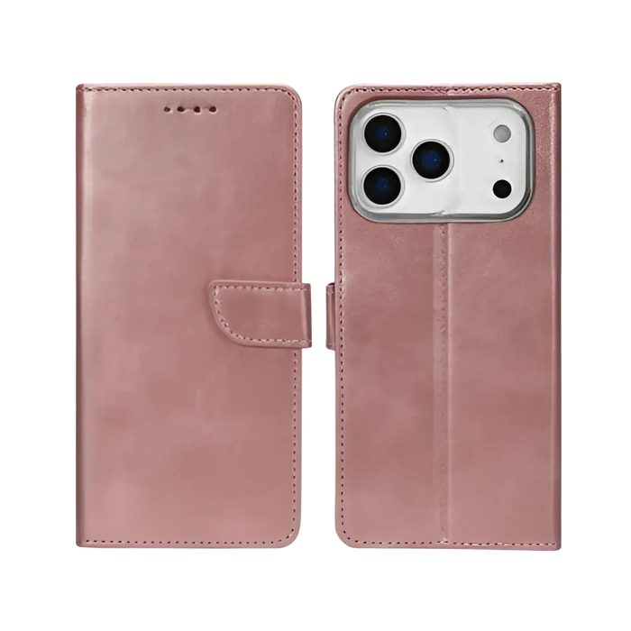 Rixus Bookcase – iPhone 17 Pro – Roze