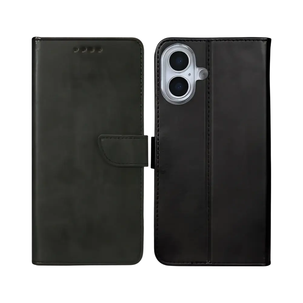 Rixus Bookcase – iPhone 17 Zwart - Book case / wallet