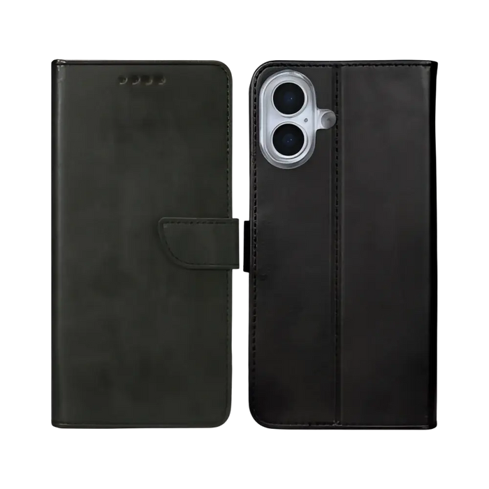 Rixus Bookcase – iPhone 17 – Zwart