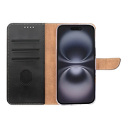 Rixus Bookcase – iPhone 17 Zwart - Book case / wallet