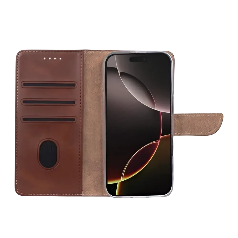 Rixus Bookcase – iPhone Air Bruin - Book case / wallet
