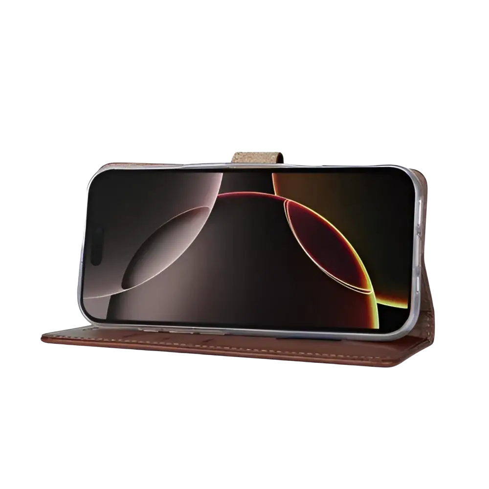 Rixus Bookcase – iPhone Air Bruin - Book case / wallet