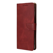 Rixus Bookcase – iPhone Air Donkerrood - Book case / wallet