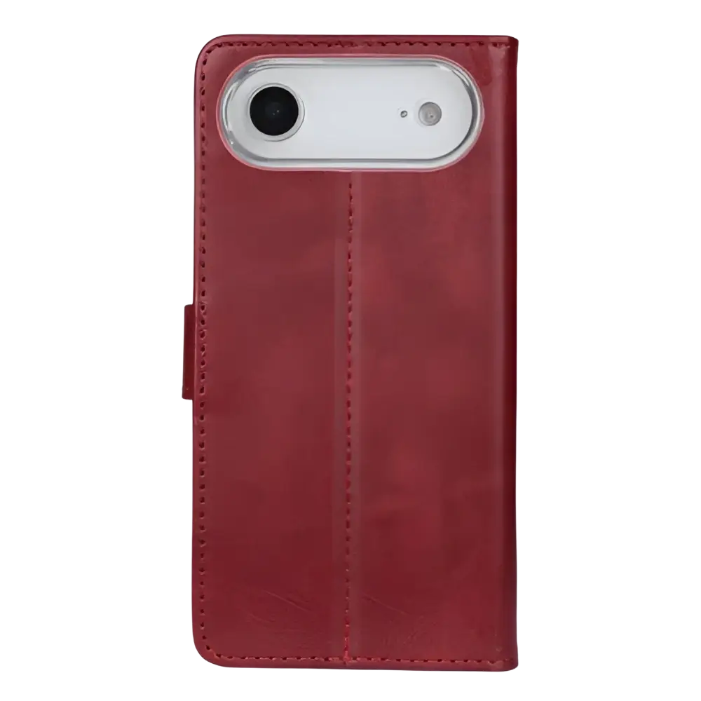 Rixus Bookcase – iPhone Air Donkerrood - Book case / wallet