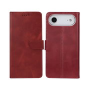 Rixus Bookcase – iPhone Air Donkerrood - Book case / wallet