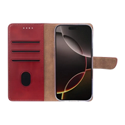 Rixus Bookcase – iPhone Air Donkerrood - Book case / wallet