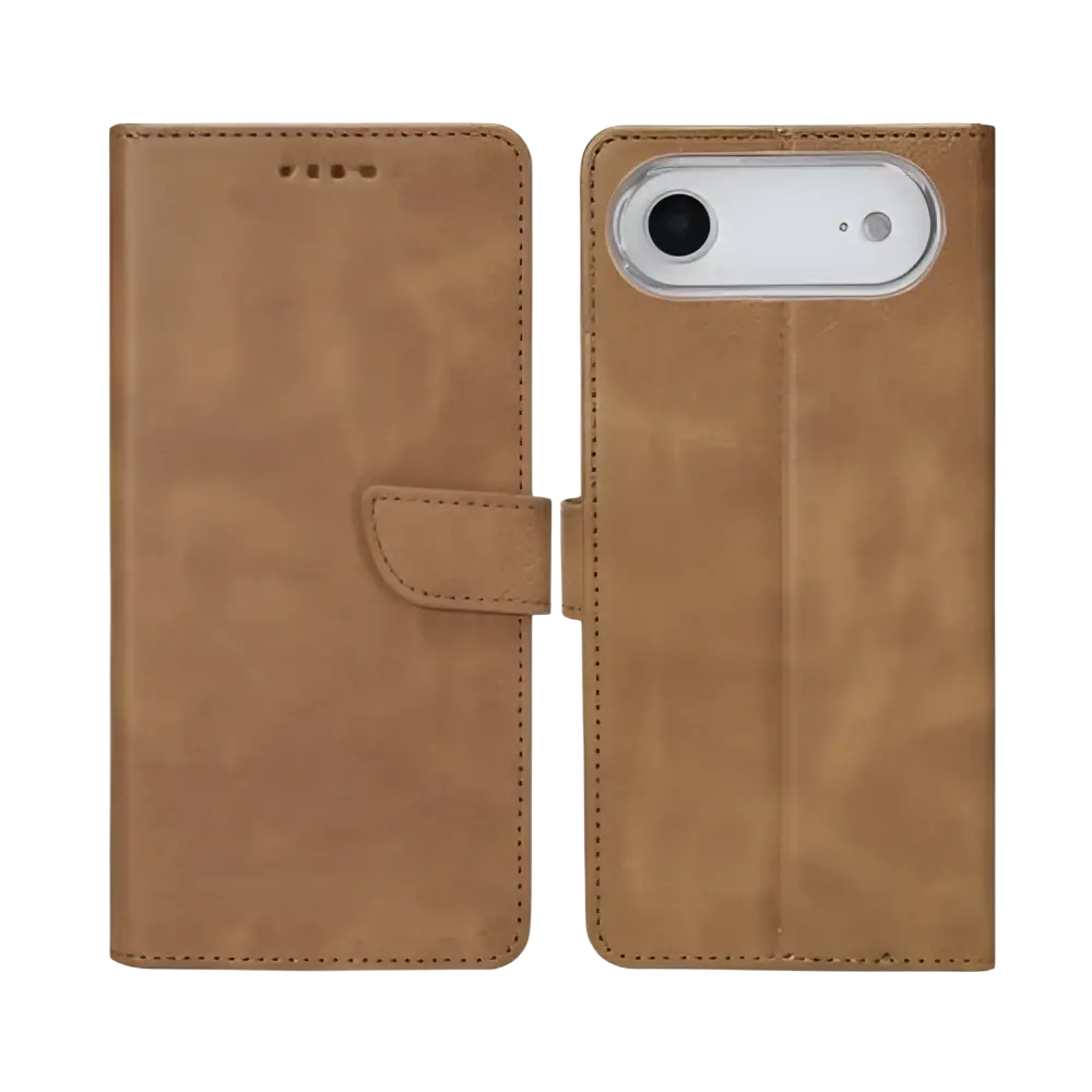 Rixus Bookcase – iPhone Air Lichtbruin - Book case / wallet