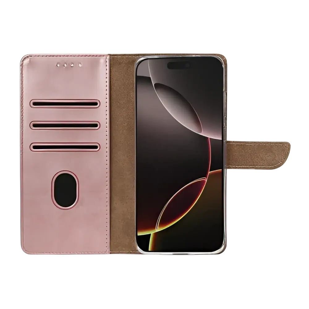 Rixus Bookcase – iPhone Air Roze - Book case / wallet