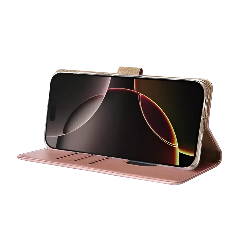 Rixus Bookcase – iPhone Air Roze - Book case / wallet