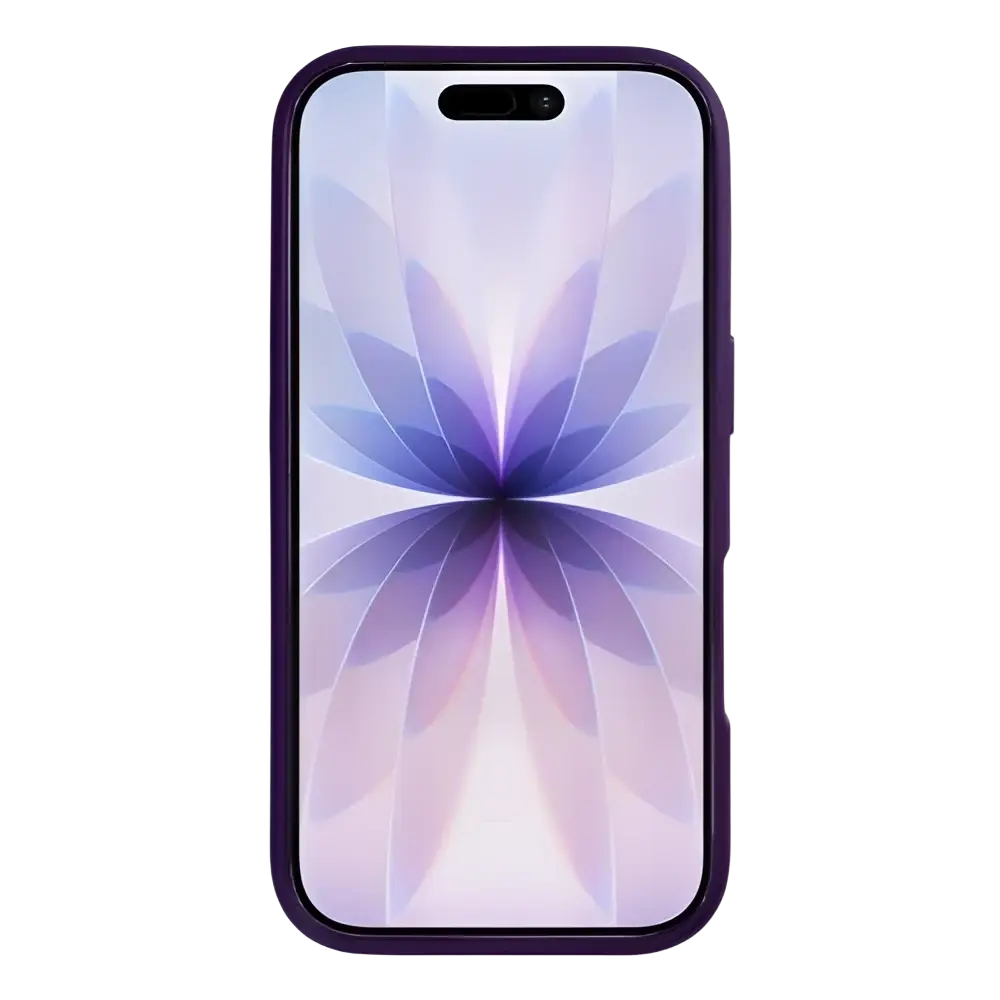 Rixus Classic 03 Case met MagSafe – iPhone 17 Diep Paars - Back cover