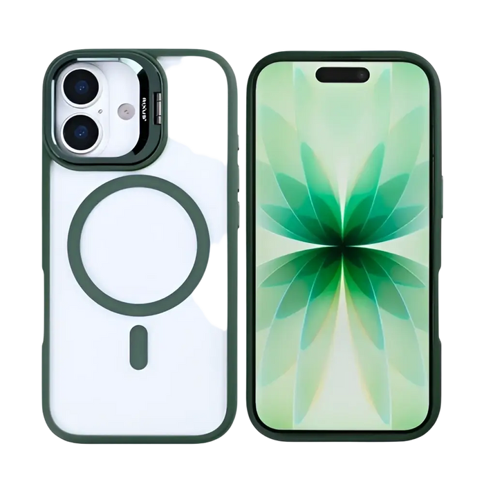 Rixus Classic 03 Case met MagSafe – iPhone 17 – Donkergroen
