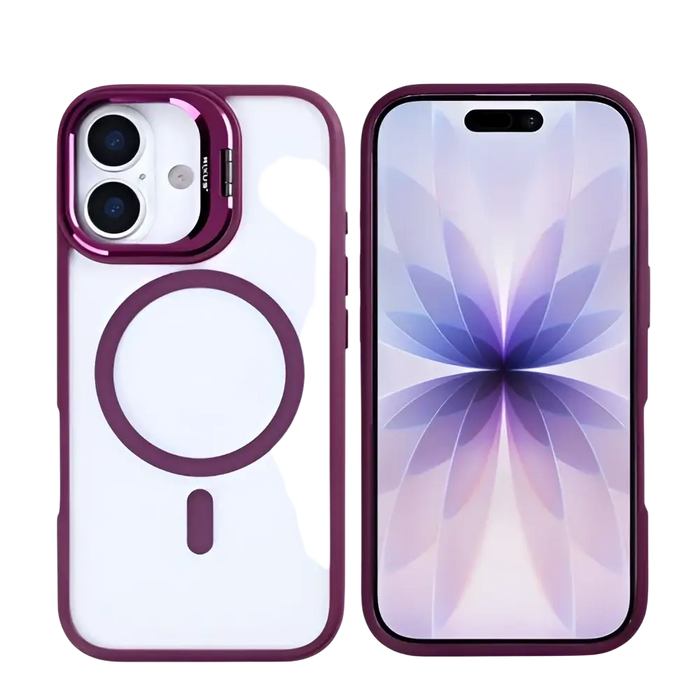 Rixus Classic 03 Case met MagSafe – iPhone 17 – Donkerroze