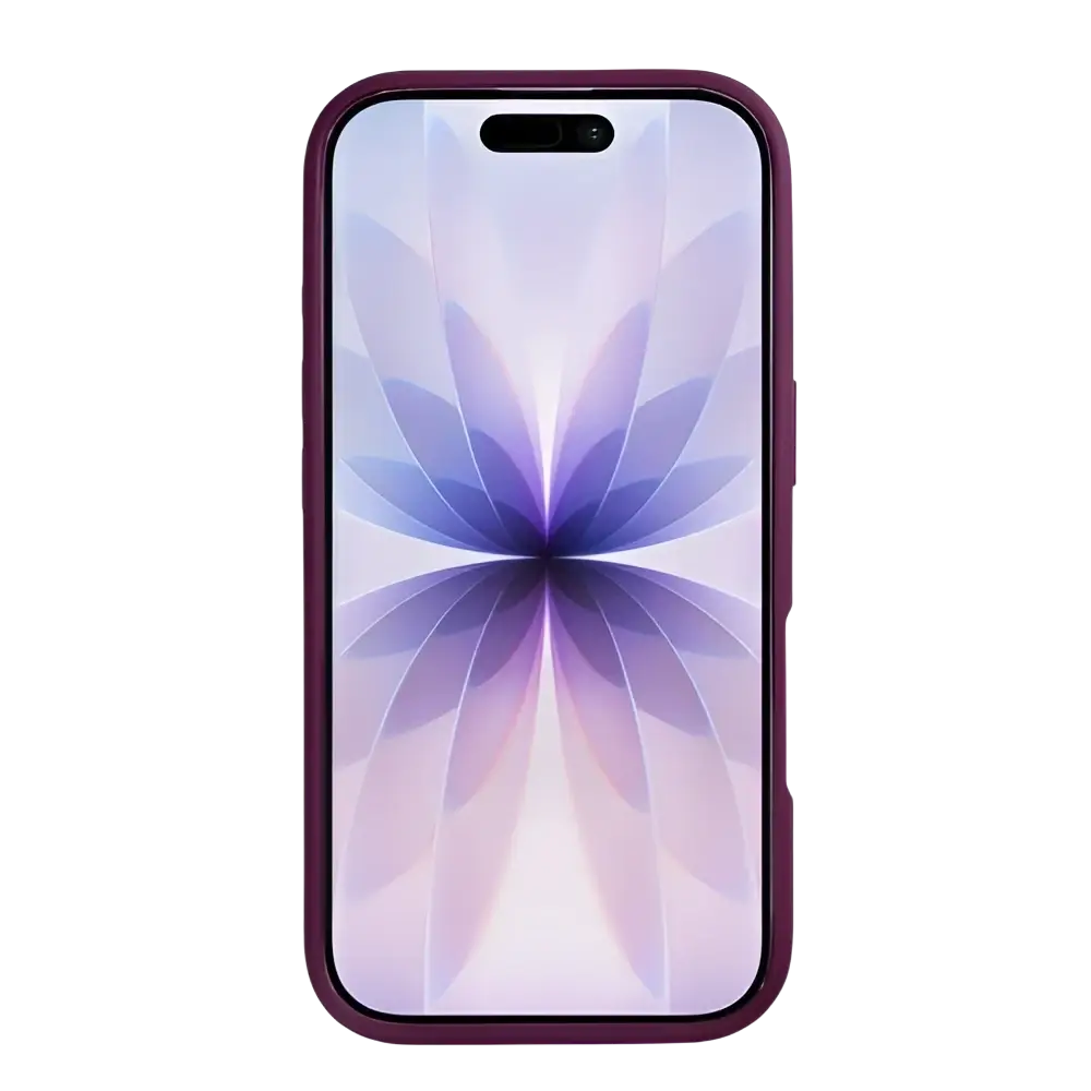 Rixus Classic 03 Case met MagSafe – iPhone 17 Donkerroze - Back cover